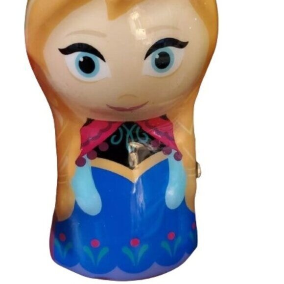Disney Frozen Anna Hallmark Holiday Christmas Ornament Decoupage Plastic NEW - Picture 3 of 4